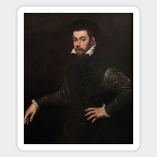 Portrait of a Gentleman by Tintoretto Magnet